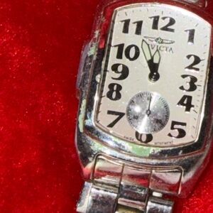 Invicta Silver and Black Watch